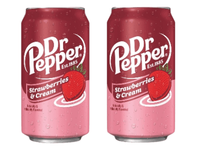 dr pepper strawberries and cream